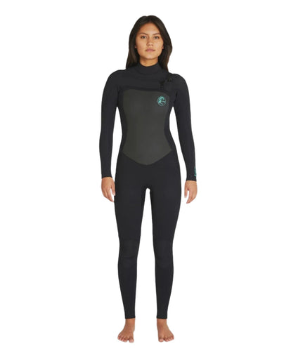 O'Neill Women's Focus 4/3mm Steamer Chest Zip Sealed Wetsuit - Lets Go Surfing