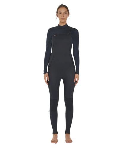 O'Neill Women's HyperFreak 4/3mm Steamer Chest Zip Wetsuit - Lets Go Surfing