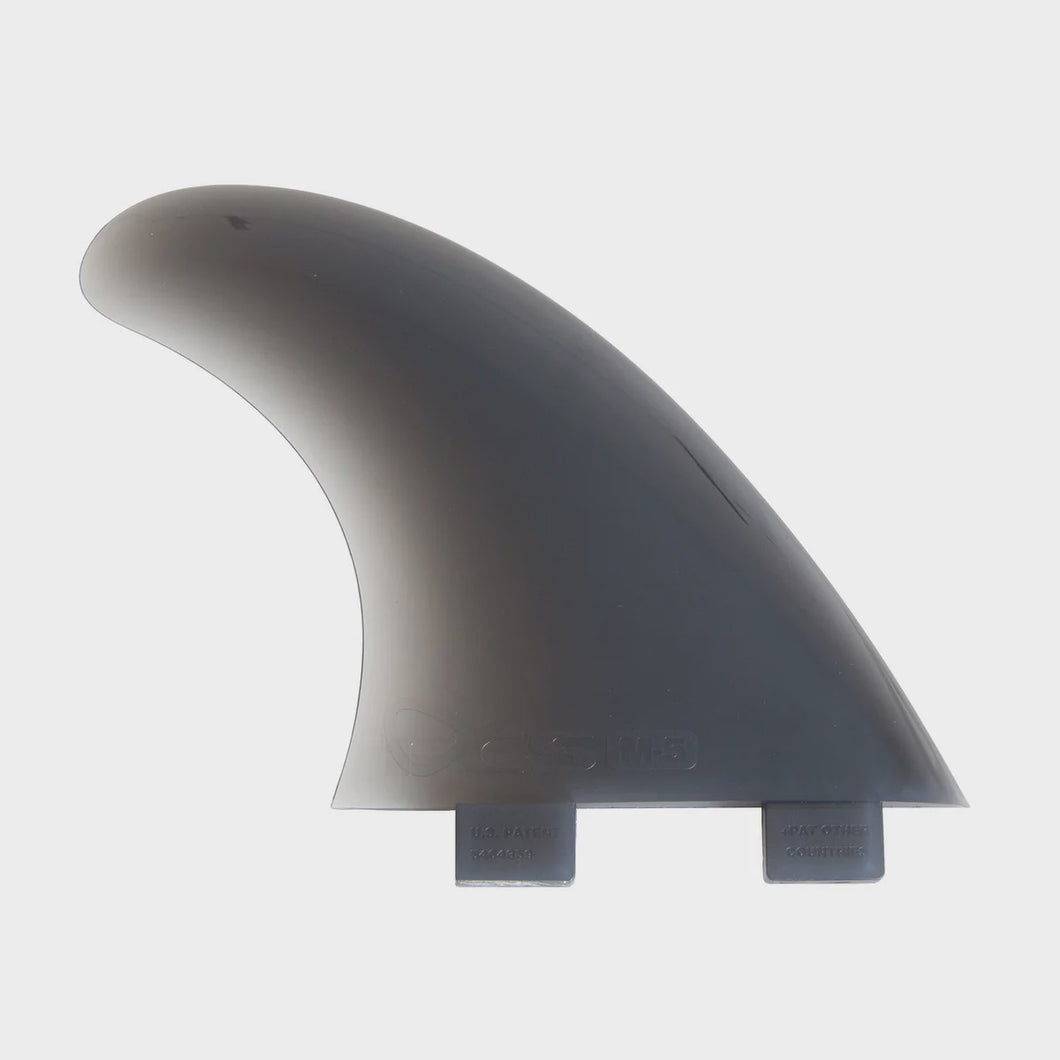 FCS M5 Smoke Softflex Tri Fin Set