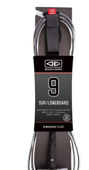 Ocean + Earth  Regular SUP/ Longboard Leash 9'0