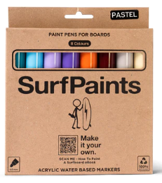 Surf Paints Pastel 4mm - Lets Go Surfing