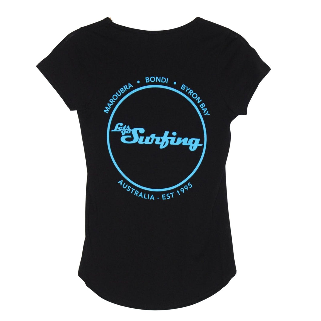 Womens LGS Tee - Lets Go Surfing