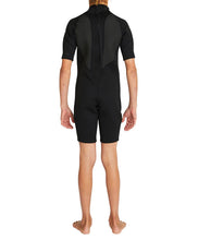 Load image into Gallery viewer, Kid&#39;s Factor Short Sleeve Spring Suit 2mm Wetsuit - Black
