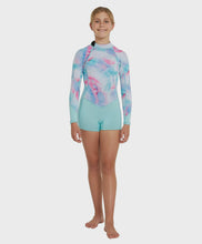 Load image into Gallery viewer, Girls O&#39;Neill Bahia 2mm LS Mid Spring Suit Wetsuit - Wavedye
