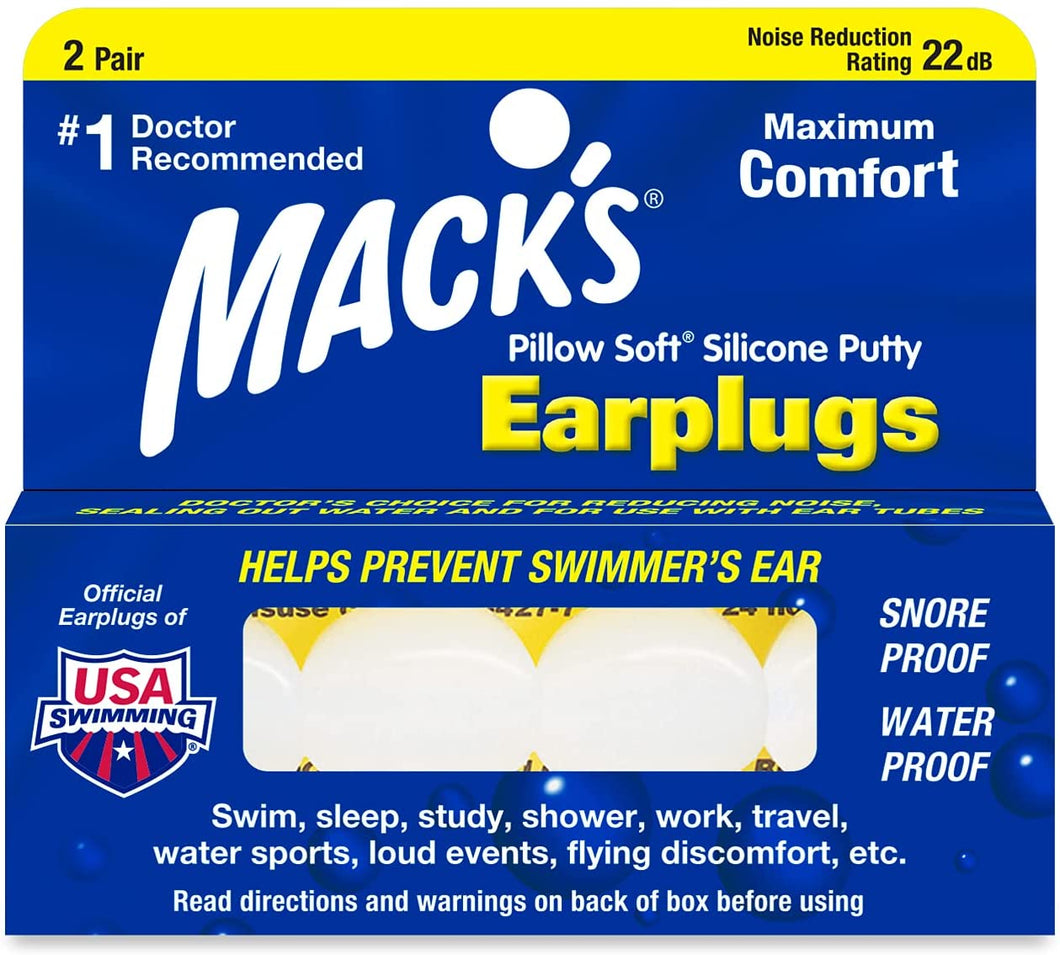Mack's Pillowsoft Silicone Putty Earplugs